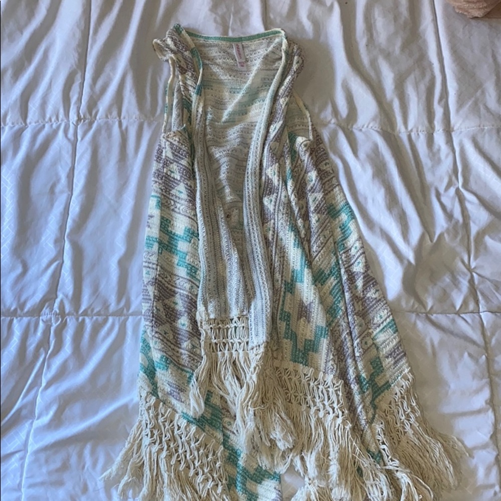 Girls boho cardigan